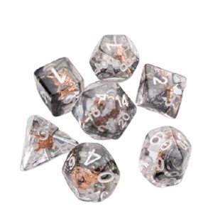 Embraced Series: Shield & Weapons: RPG Dice Set (7pcs)
