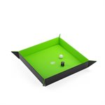 Magnetic Dice Tray: Square: Black / Green
