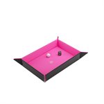 Magnetic Dice Tray: Rectangular: Black / Pink