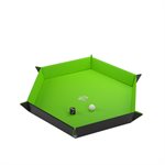 Magnetic Dice Tray: Hexagonal: Black / Green