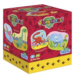 Puzzle: 4-16 Dinosaur Jigasawrus (8 Puzzles)