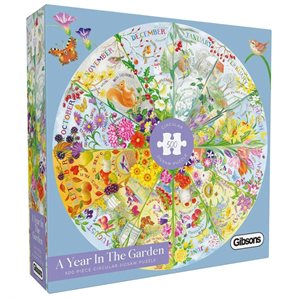Puzzle: 500 A Year in the Garden (Circular) ^ Q2 2024