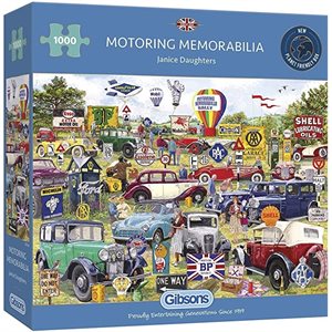 Puzzle: 1000 Motoring Memorabilia