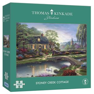 Puzzle: 1000 Special Edition: Thomas Kinkade: Stoney Creek Cottage ^ Q2 2024