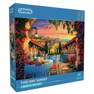 Puzzle: 1000 Tuscany Sunset ^ Q2 2024