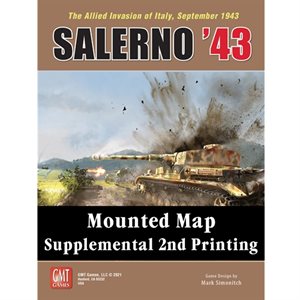 Salerno '43: Mounted Map (2nd printing) ^ AUG 2022