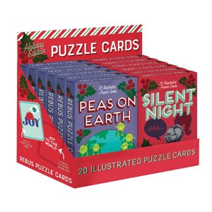 Holiday Puzzle Cards Display (12 pc)