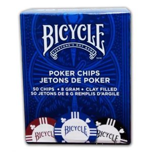 Bicycle 8 Gram Clay Poker Chips (50ct)