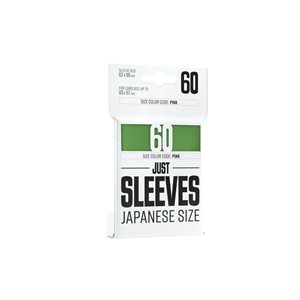 Sleeves: Just Sleeves: Japanese Size Green (60)