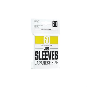 Sleeves: Just Sleeves: Japanese Size Yellow (60)