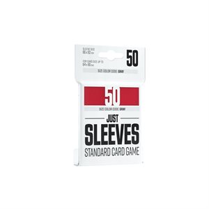 Sleeves: Just Sleeves: Standard Card Game Red (50)