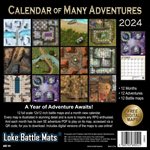 Calendar of Many Adventures 2024 (No Amazon Sales)