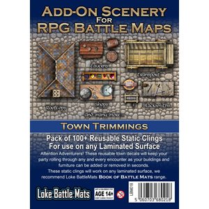 Add-On Scenery for RPG Battle Maps: Town Trimmings (No Amazon Sales)