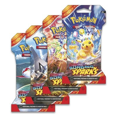 Pokemon TCG: Scarlet & Violet: Surging Sparks Sleeved Booster Case (144) ^ NOV 8 2024