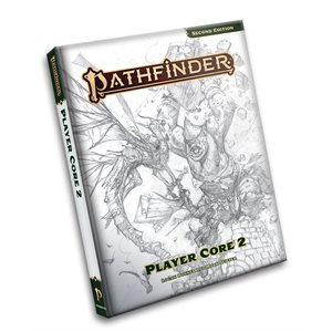 Pathfinder 2E: Player Core 2 Sketch Cover Edition (P2) ^ AUG 1 2024