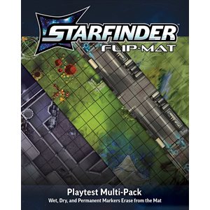 Starfinder: Flip-Mat: Second Edition Playtest Multi-Pack ^ AUG 1 2024