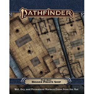 Pathfinder: Flip-Mat: Bigger Pirate Ship (Systems Neutral)