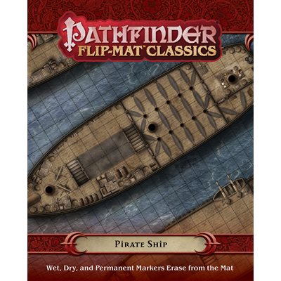 Pathfinder: Flip-Mat Classics: Pirate Ship (Systems Neutral)