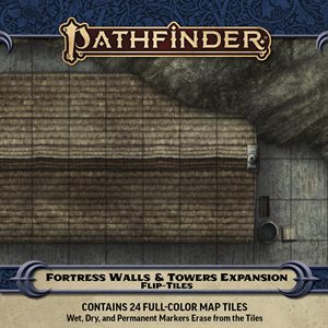 Pathfinder: Flip-Tiles: Fortress Walls & Towers Expansion (System Neutral)