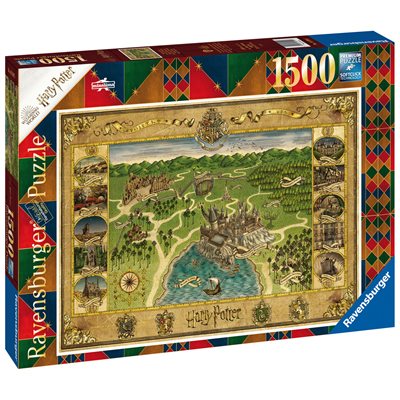 Puzzle: 1500 Hogwarts Map (No Amazon Sales)