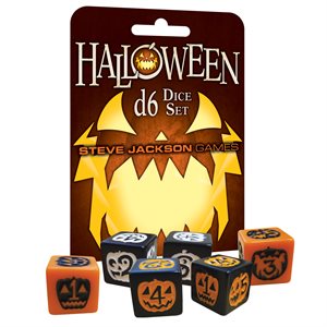 Halloween D6 Dice Set (No Amazon Sales)
