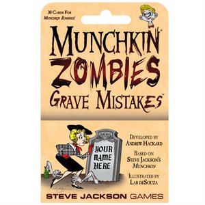 Munchkin Zombies Grave Mistakes (No Amazon Sales)