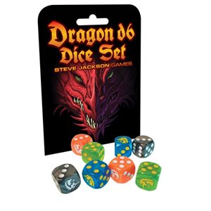 Dragon D6 Dice Set (No Amazon Sales)