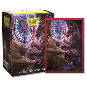 Sleeves: Dragon Shield Limited Edition Brushed Art: Valentine Dragons 2022 (100)