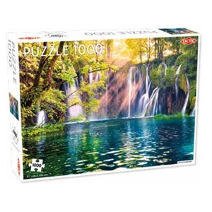 Puzzle: 1000 Waterfalls, Plitvice National Park (No Amazon Sales) ^ Q3 2024