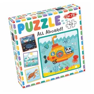 Puzzle: 6pc All Aboard! (4 Pack Assortment) (No Amazon Sales) ^ Q3 2024