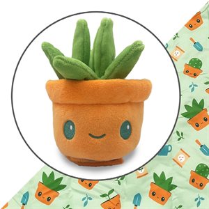 Tote Bag with Plushie: (Green Gardening + Green Succulent) (No Amazon Sales) ^ Q3 2023