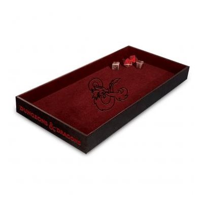 Dice Tray: Dungeons & Dragons: Tray of Rolling: Black & Red