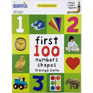 First 100: Numbers and Shapes Bingo Game