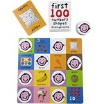 First 100: Numbers and Shapes Bingo Game
