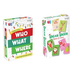 Holiday Games: Holiday Party Games Shelf PDQ (12pc) ^ AUG 2024