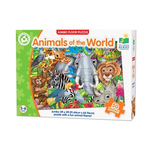 Jumbo Floor Puzzles: Animals of the World ^ Q1 2025