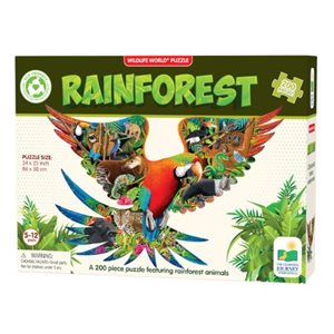 Wildlife World: Rainforest Puzzle (200pcs) ^ Q1 2025