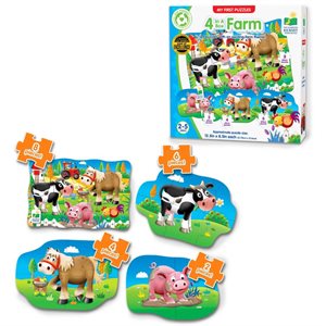 My First Puzzle Sets 4-In-A-Box Puzzles: Farm ^ Q1 2025