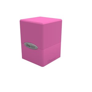 Deck Box: Hot Pink Satin Cube (100ct)