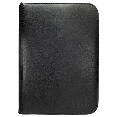 Binder: Zippered PRO-Binder: 4-Pocket: Vivid: Black