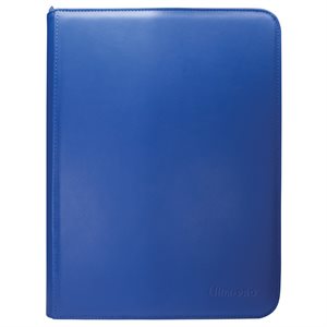 Binder: Zippered PRO-Binder: 9-Pocket: Vivid: Blue