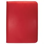 Binder: Zippered PRO-Binder: 9-Pocket: Vivid: Red