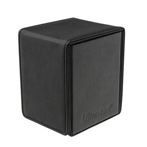 Deck Box: Ultra Pro: Vivid Alcove Flip: Black (100ct)