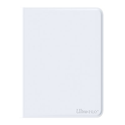 Binder: Ultra Pro: Vivid 12-Pocket Zippered PRO-Binder: White