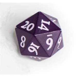 Dice: Heavy Metal Dice: D20: Vivid Midnight Plum (2pc) ^ Q4 2024