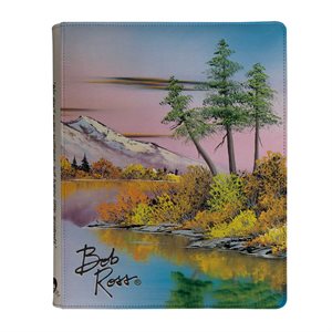 Binder: Zippered PRO-Binder: 9-Pocket: Bob Ross Collection: Mighty Mountain Lake ^ Q4 2024