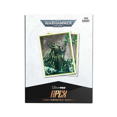 Sleeves: Apex Deck Protector: Warhammer 40k: Necron Codex (105ct) ^ Q3 2025