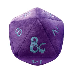 Dice: Dungeons & Dragons: Phandelver Campaign: Jumbo D20 Plush: Royal Purple and Sky Blue