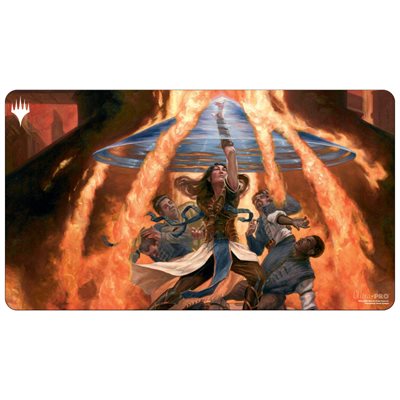 Playmat: Magic the Gathering: Commander Masters: Fierce Guardianship Blue (S / O)