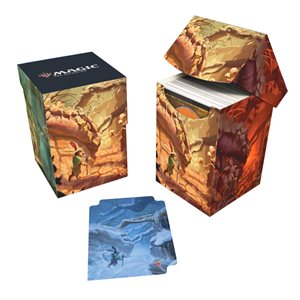 Deck Box: Magic the Gathering: Bloomburrow: Season Lands: Forest (Summer) (100ct)